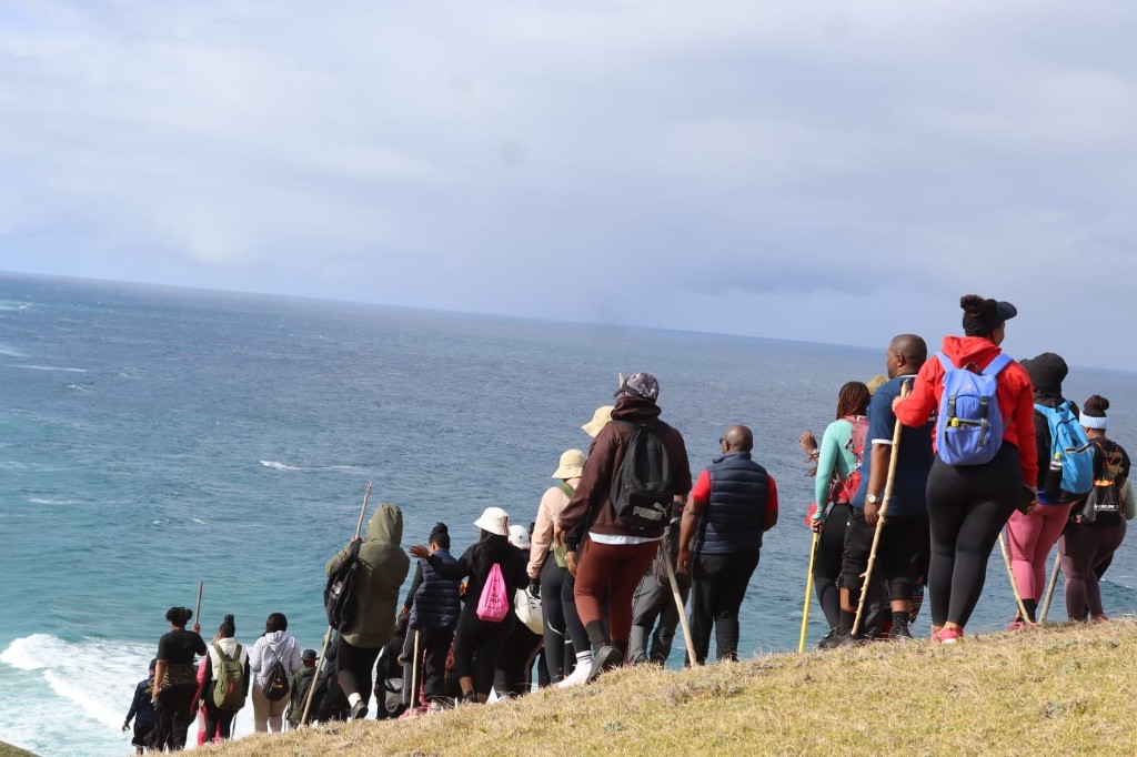 Community hiking event